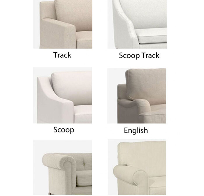 The Basics of Sofa Arm Styles (and how to use them with your design style!)
