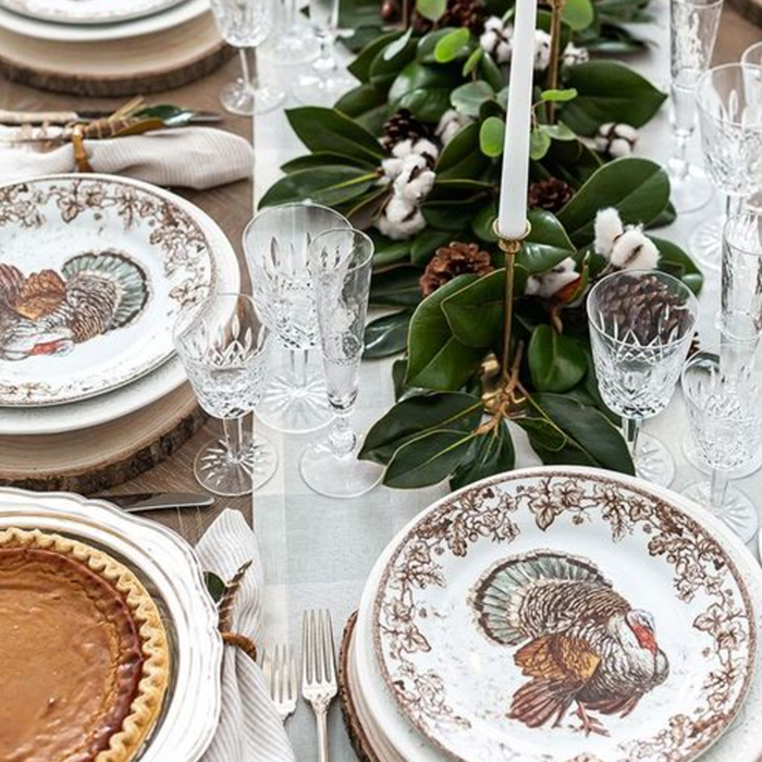 Thanksgiving Tablescapes Inspired by Interior Design Styles - Rebecca ...